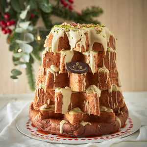 Pandoro farcito con Crema di Pistacchio